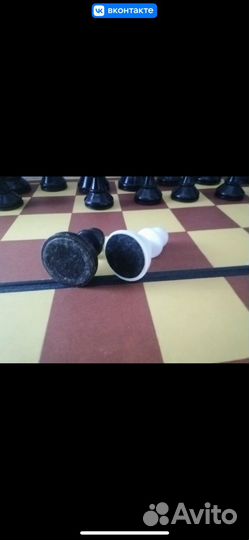 Шахматы пластмасса винтаж СССР