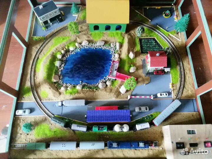 Макет железной дороги 1 160 N масштаб