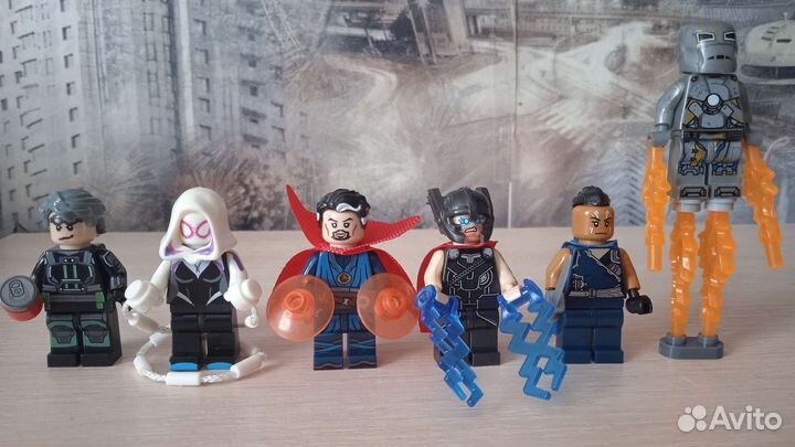 Lego marvel минифигурки