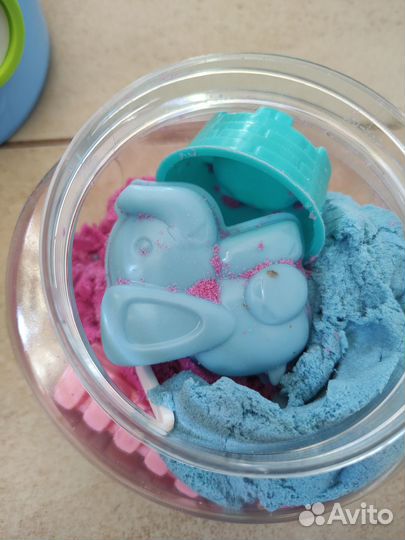 Кинетический песок с игрушками набор