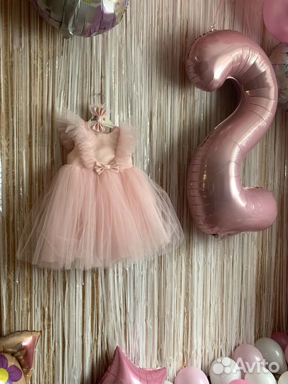 Платье для девочки 86