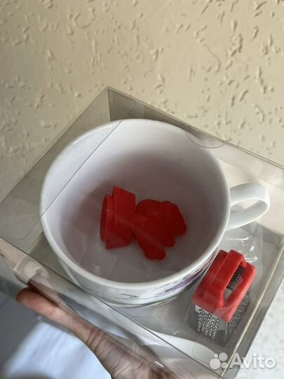 Чашка - набор для горячего шоколада