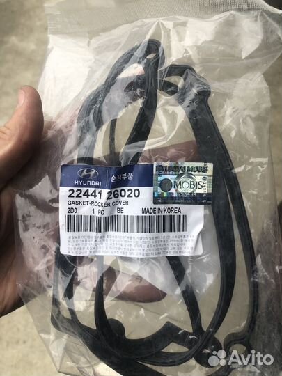 Прокладка клапанной крышки hyundai getz