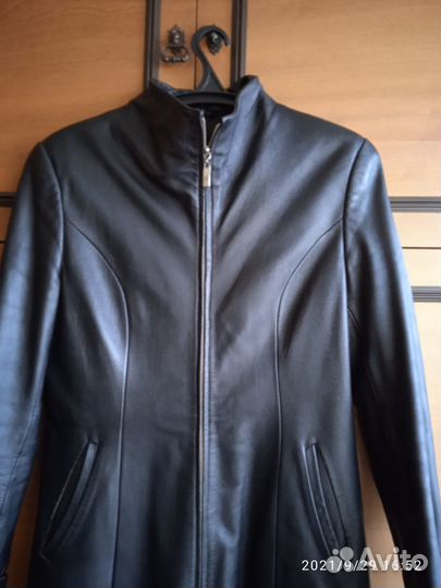 Пальто(кожа),женское.Р р 46-48