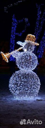 Уличные световые фигуры