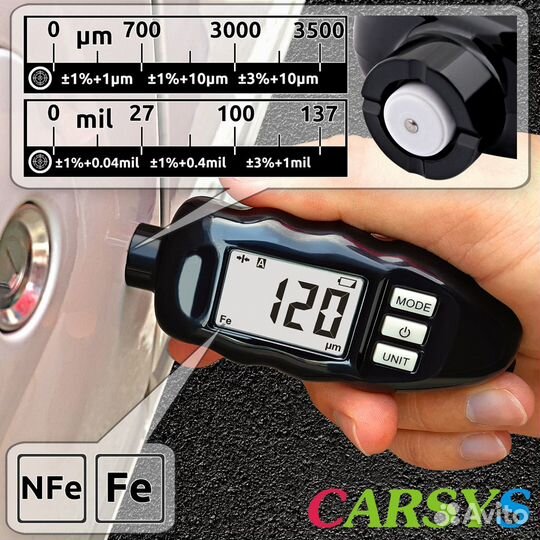 Толщиномер Carsys DPM 816 PRO, бесплатная доставка