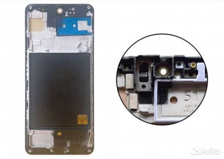 Дисплей для Samsung Galaxy A51, Oled в рамке