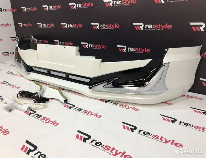 Губа передняя Toyota Land Cruiser Prado 120 S1535