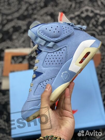 Travis Scott x Nike Air Jordan 6 Light Blue