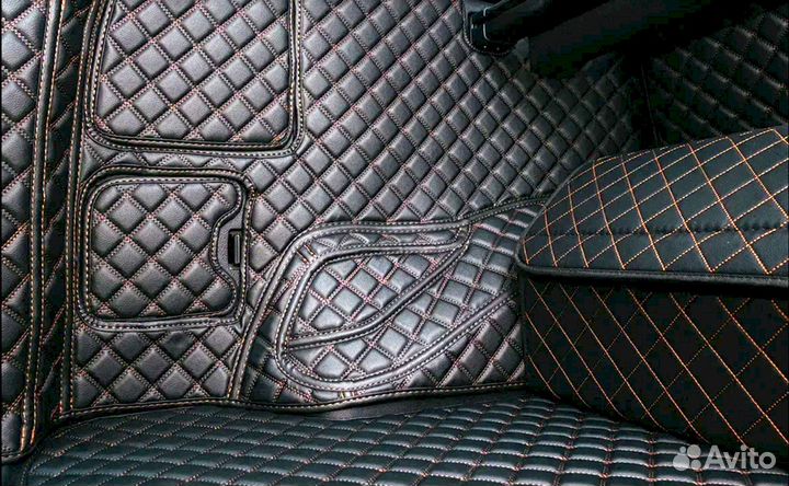 3D коврики из экокожи Land cruiser