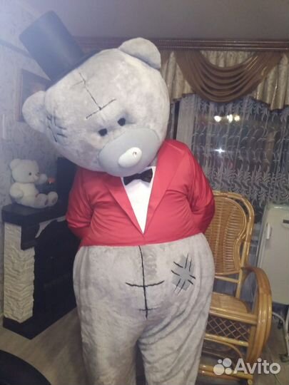 Белый мишка поздравление ростовой медведь аниматор