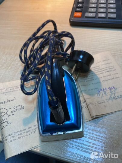 Утюг дорожный СССР