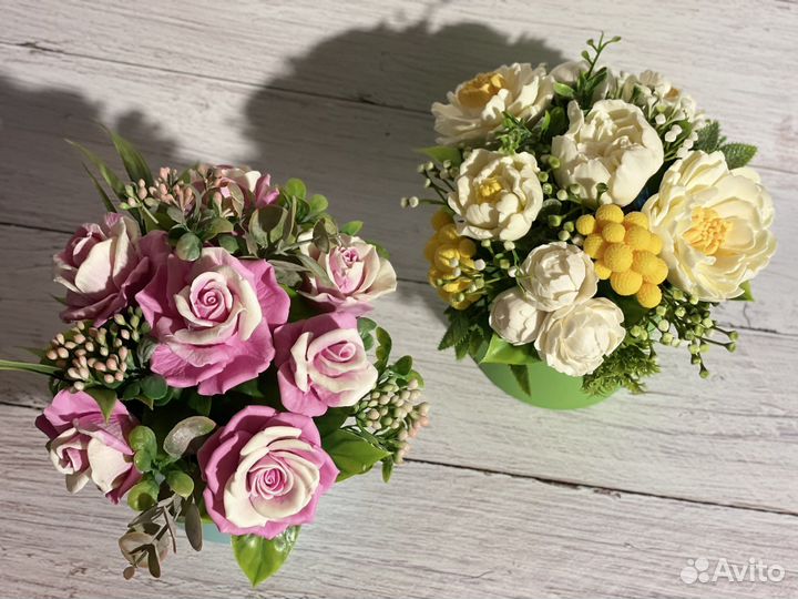 Букет цветов из мыла