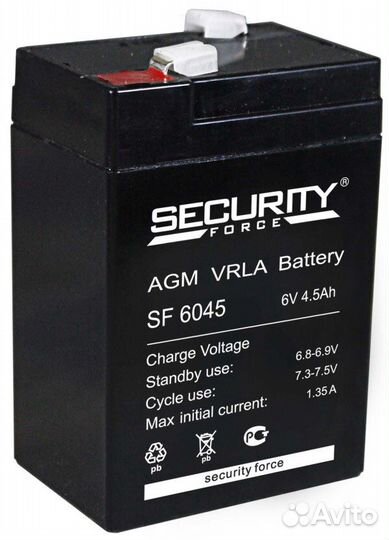 Аккумуляторы 6V для детских элетромотомобилей