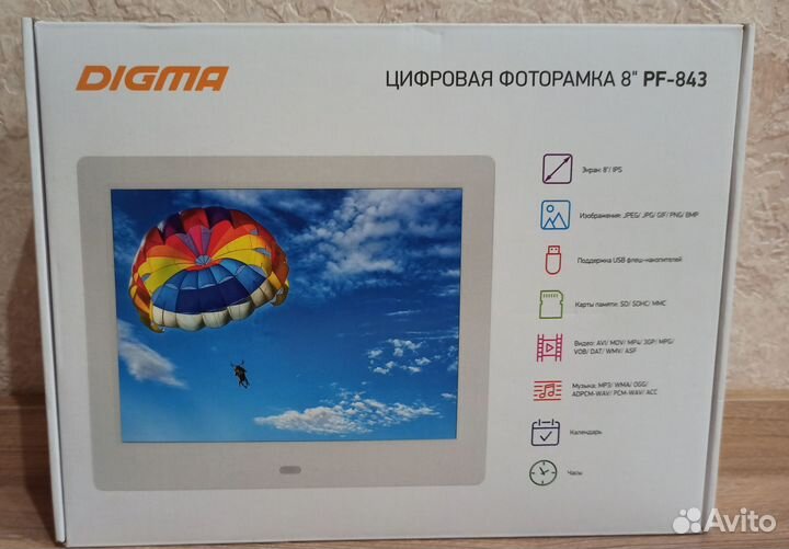 Цифровая фоторамка Digma 8