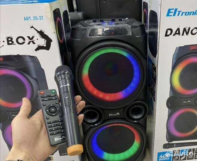 Большая портативная колонка Eltronic