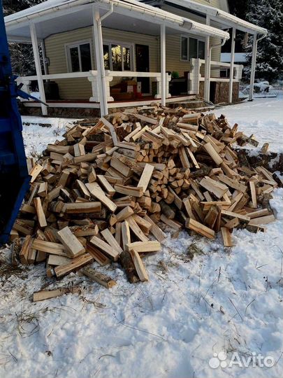 Дрова березовые. Колотые