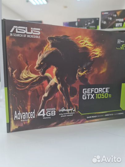 Видеокарта asus GeForce GTX 1050 Ti Cerberus Advan