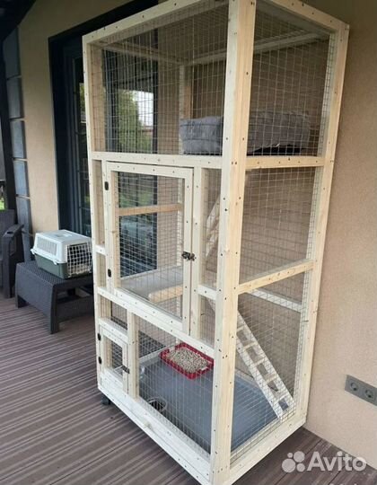 Клетка-Вольер для енотов, хорьков, котов, кроликов