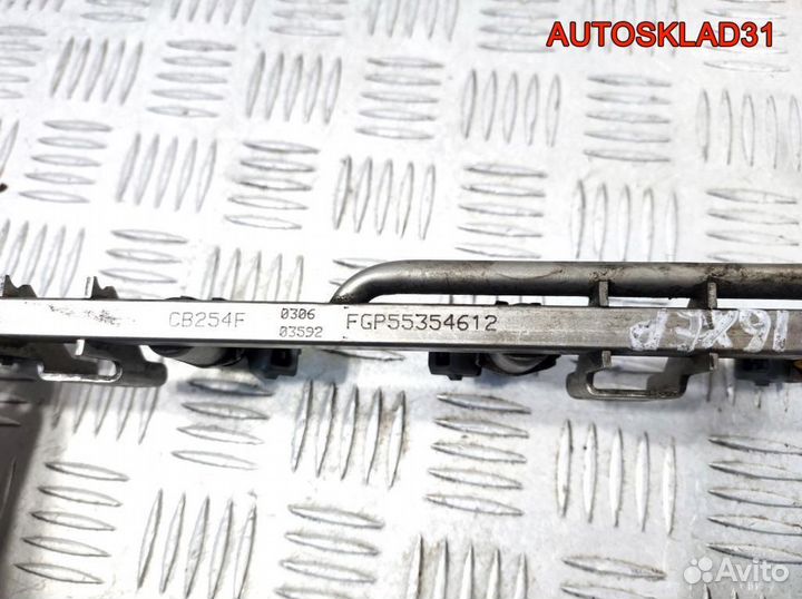 Рейка топливная Fiat Stilo 1.6 z16xep 55354612