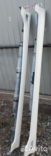 Накладки на пороги на тойоту короллу 120