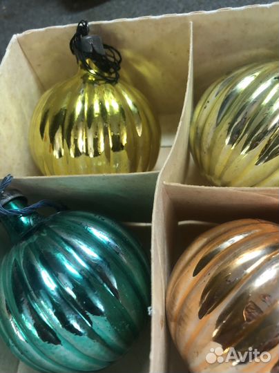 Елочные игрушки СССР