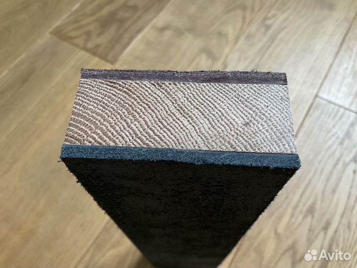 Брусок для правки ножей с кожей двусторонний