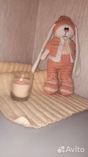 Мягкая игрушка заяц