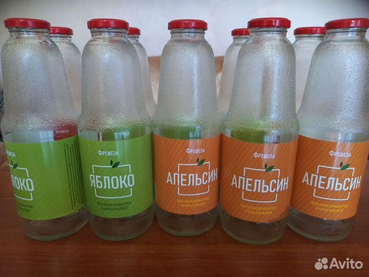 Стеклянная бутылка 1 л