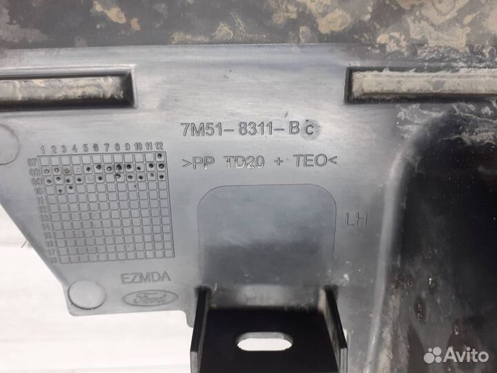 Воздуховод радиатора Ford Focus 2 / C-Max