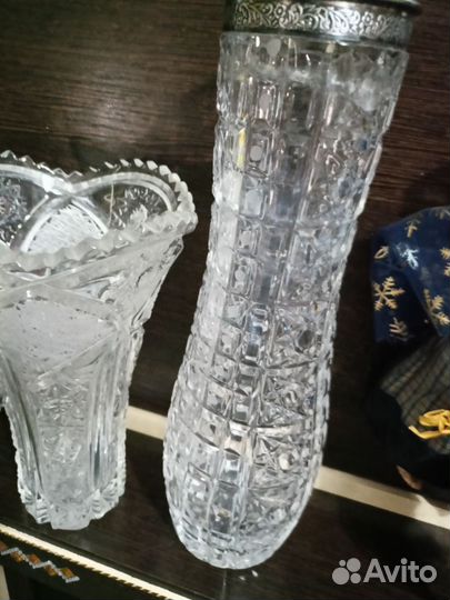 Хрустальная ваза