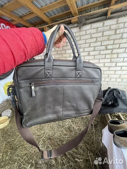 Мужская Кожаная Сумка Primano