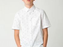 Новая белая рубашка для мальчика 158 164 Gulliver