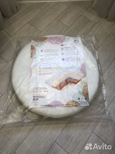 Анатомический детский матрас с ортопедическим эффе