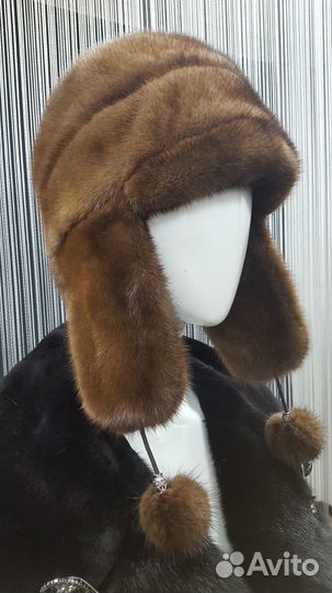 Шапка ушанка норка шн-106