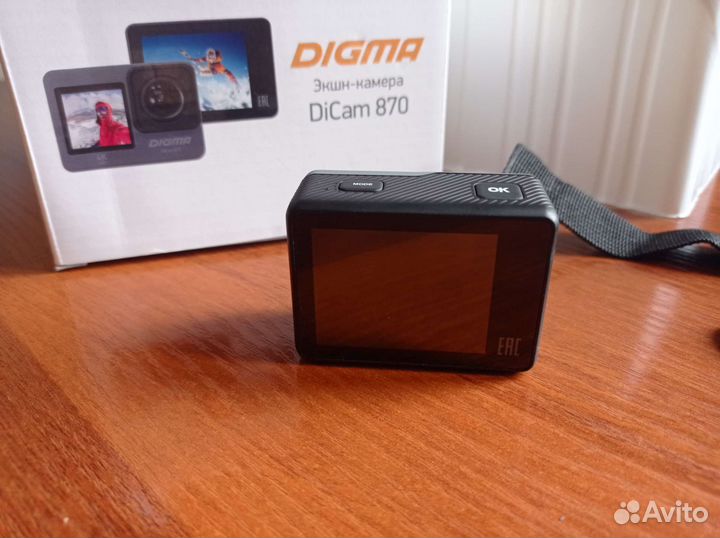 Экшн камера Digma Dicam 870