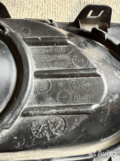 Рамки противотуманных фар Renault Logan 2