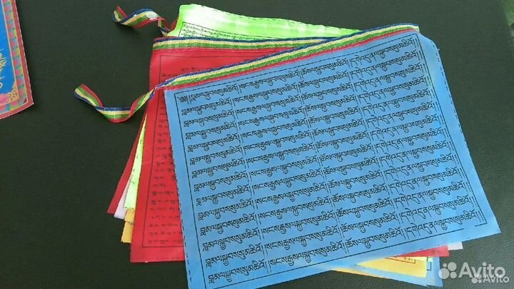 Молитвенные флажки Тибет Буддизм конь ветра