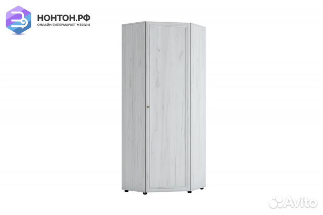 Угловой шкаф Оскар-7А дуб крафт белый