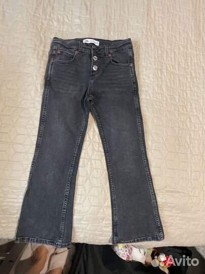Джинсы zara для девочки 122, 116