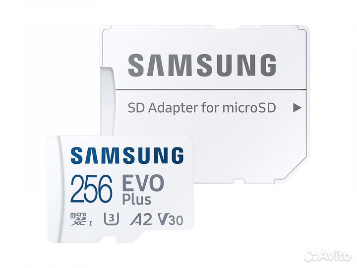 Карта памяти Samsung EVO Plus microSD 256Gb