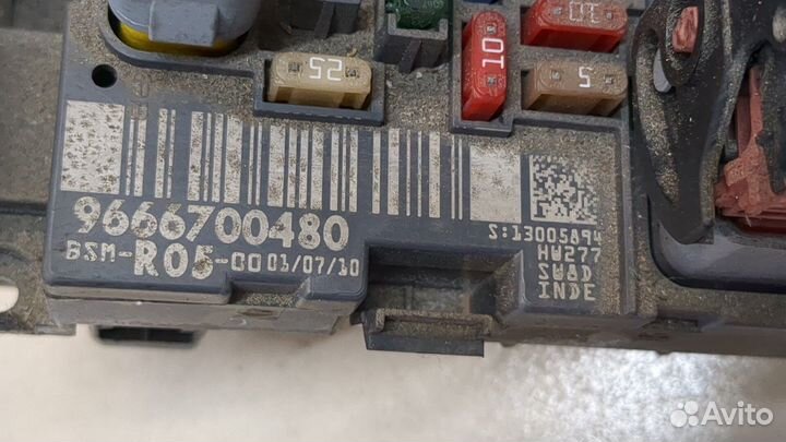 BSM Блок предохранителей Peugeot Partner, 2010