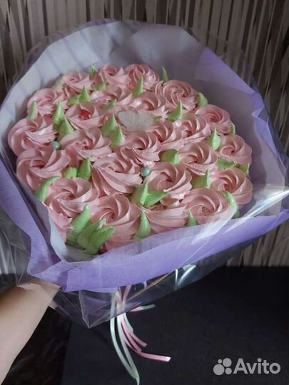 Цветы из зефира