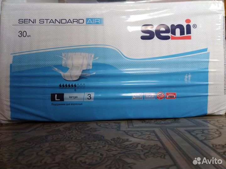 Памперсы для взрослых seni 3