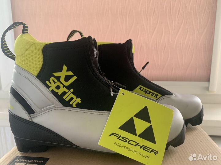 Лыжные ботинки fischer р.36