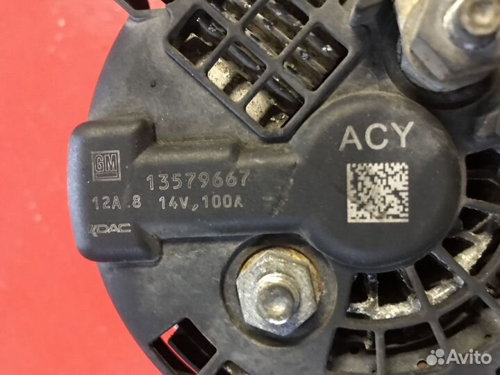 Генератор Opel Astra J 1.6 a16xer 2012