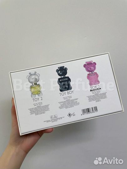 Moschino 3x30ml набор парфюма Москино