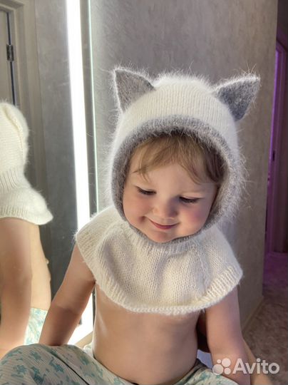 Шапка шлем детская