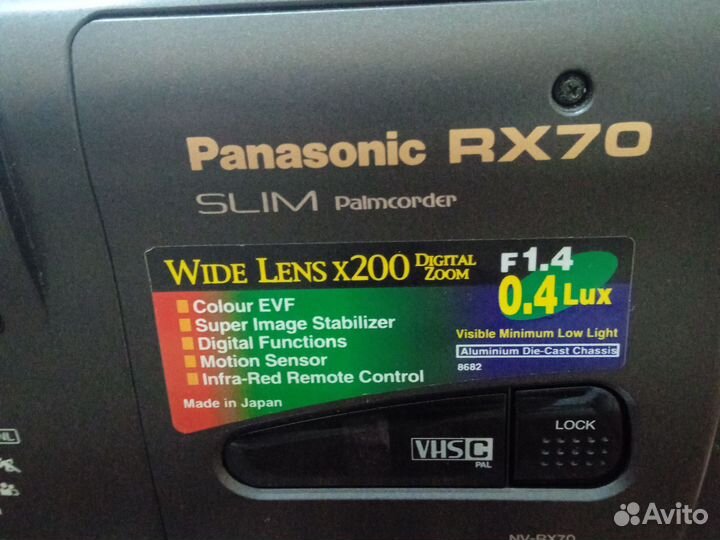Видеокамера panasonic RX7