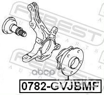 0782gvjbmf к-кт подшипника пер.+зад. ступ.\ Su